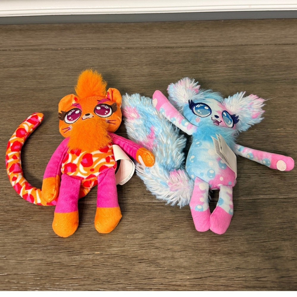 Just Play Fur by the Foot Plush Lot of 2